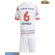 Bayern Munich Joshua Kimmich #6 Auswärts Trikotsatz Kinder 2025-26 Kurzarm (+ Kurze Hosen)